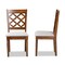 Baxton Studio Ramiro Modern and Contemporary Grey Fabric and Walnut Brown Finished Wood 2-Piece Dining Chair Set 176-11373-Zoro - alternate 7